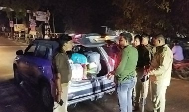 सघन चेकिंग अभियान में दुल्लहपुर थानाध्यक्ष ने वाहन स्वामियों को पढ़ाया पाठ