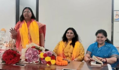 भाजपा की वोटर चेतना महाअभियान के संदर्भ में हुई मीटिंग  
