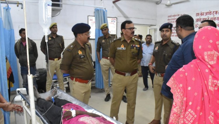 खेत में घायला अवस्था में मिली बालिका, मौके पर पहुंचें एसपी