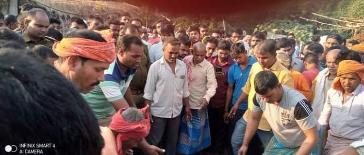 हवा भरने वाली टंकी के फटने से युवक की दर्दनाक मौत