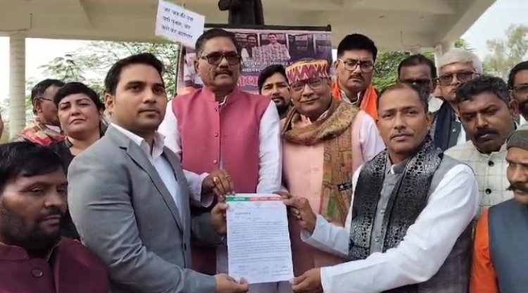 कांग्रेस नेतृत्व सिर्फ भ्रष्टाचार के लिए जानी जाती है - भाजपा जिलाध्यक्ष सुनिल सिंह