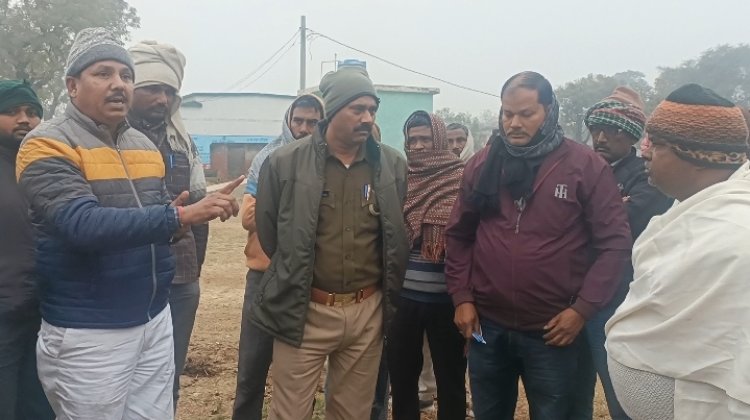 मरदह प्रमुख पति ने ग्रामीणों के आरोपों को बताया राजनीतिक , बाउंड्रीवाल  से जुड़ा है मामला