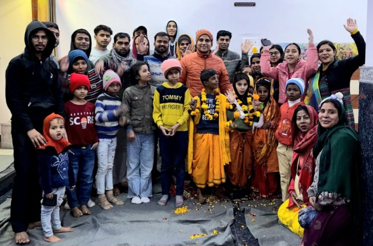 इस्कॉन दादरी: श्री रामचन्द्र भगवान के प्राणप्रतिष्ठा महोत्सव में युवा और जनता का उत्साह