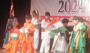 दिव्यांग बच्चों द्वारा प्रस्तुत सांस्कृतिक कार्यक्रम ने लोगों का मनमोहा