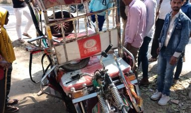रोडवेज ने ई रिक्से में मारा टक्कर, एक युवती घायल