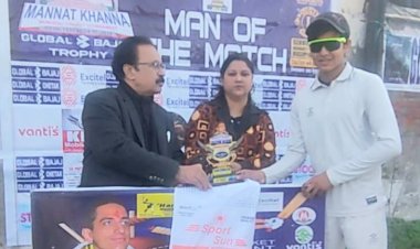 मन्नत खन्ना मेमोरियल अंडर-14 क्रिकेट टूर्नामेंट का कल होगा फाइनल मुकाबला