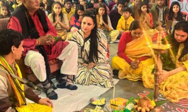 ब्रह्मानंद पब्लिक स्कूल मे मनाया गया बसंत पंचमी महोत्सव