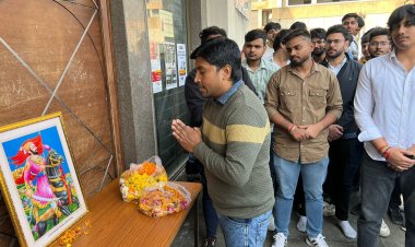 एबीवीपी ने विभिन्न कार्यक्रमों के माध्यम से शिक्षण संस्थानों में छत्रपति शिवाजी महाराज की मनायी जयंती