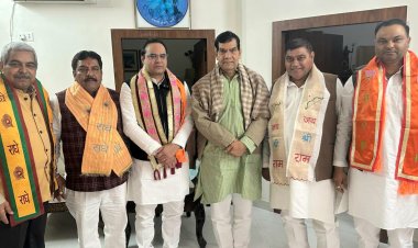 विद्युत मंत्री अरविंद शर्मा से मिले योगेन्द्र शर्मा, विद्युत समस्या से कराया अवगत