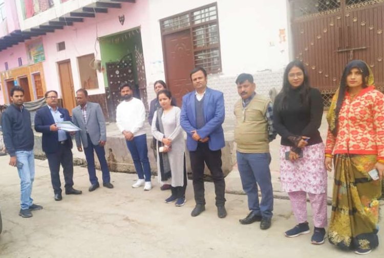 वेरिफिकेशन टीम ने किया टीबी मुक्त ग्राम पंचायतों का भौतिक सत्यापन