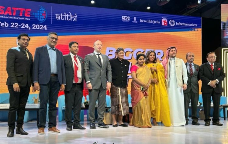 साल के पहले प्रमुख इंटरनेशनल ट्रैवेल शो SATTE 2024 का हुआ आगाज़, प्रदर्शकों और खरीदारों की रिकॉर्ड भागीदारी देखी गई