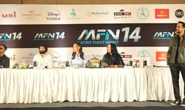 मैट्रिक्स फाइट नाइट प्रेस कॉन्फ्रेंस और फाइटर फेस-ऑफ से उत्साह की आग बढ़ाता है