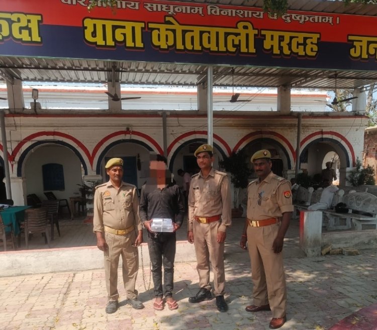 अवैध तमंचा के साथ एक गिरफ्तार मरदह पुलिस ने भेजा जेल