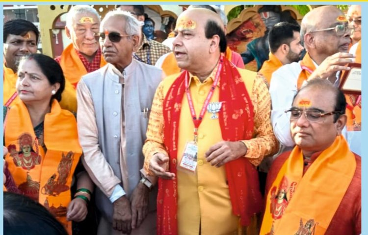 अयोध्या रामलला दर्शन 30 देशों के 90 प्रवासी भारतीयों संग 400 श्रद्धालुओं ने किये: डॉ. जौली