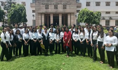 एनजीटी कोर्ट की कार्यवाही देखने पहुंचे मेवाड़ के 50 विद्यार्थी