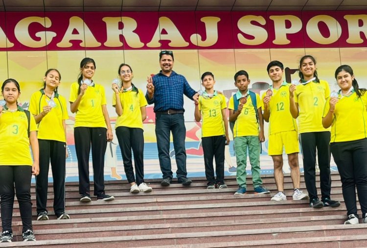 ब्रह्मानंद पब्लिक स्कूल ने जीता राष्ट्रीय स्तर की प्रतियोगिता में एक सिल्वर और दो ब्रॉन्ज़ पर किया कब्ज़ा