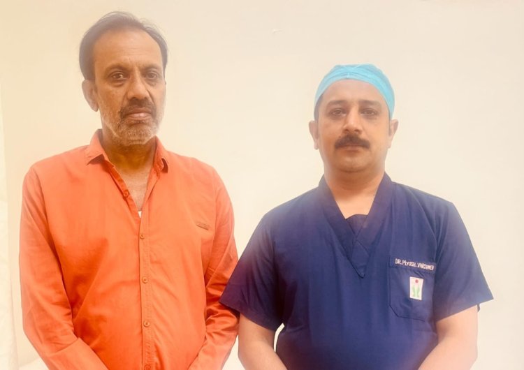 फोर्टिस हॉस्पिटल में रोबोटिक सर्जरी की मदद से निकाला गया तरबूज के आकार का ट्यूमर