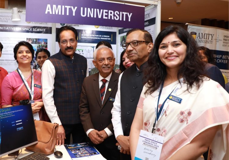 एमिटी विश्वविद्यालय ने इंडिया स्पेस कांग्रेस-2024 में लिया हिस्सा
