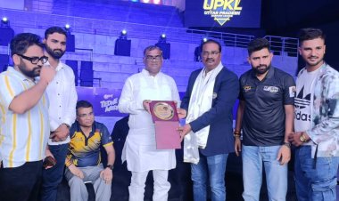 नोएडा में यूपी कबड्डी लीग शुरू, यूपी के खेल राज्यमंत्री गिरीश चंद्र यादव ने बढ़ाया खिलाड़ियों का हौसला