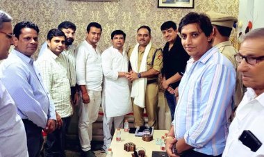 एसीपी के साथ मीटिंग में नोवरा ने रखी गाँवों की समस्याएं 