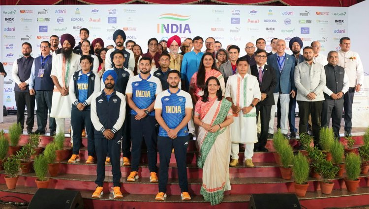 Paris bound Indian athletes buoyant at Indian Olympic Association ceremonial send-off