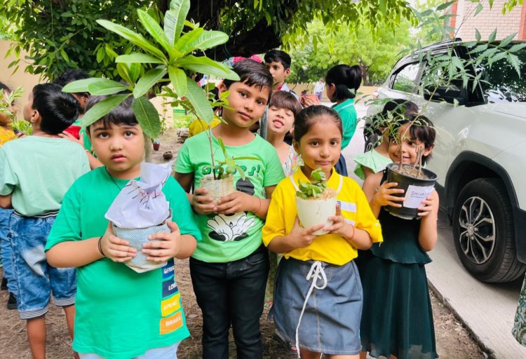 श्री चैतन्य टेक्नो स्कूल ने मनाया 'हरित भारत मिशन'
