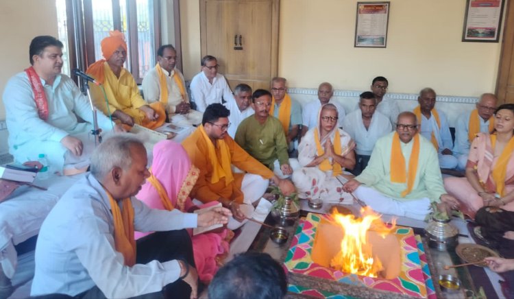 आर्य समाज नया आर्य नगर का वेद प्रचार सप्ताह  का कार्यक्रम हर्षोल्लास से संपन्न