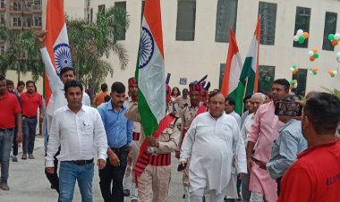गोल्फसिटी सेक्टर-75 में हर्षोल्लास से मनाया गया स्वतंत्रता दिवस