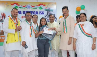 आरडब्ल्यूए 55 ने सांस्कृतिक कार्यक्रम के साथ मनाया 78वा स्वतंत्रता दिवस