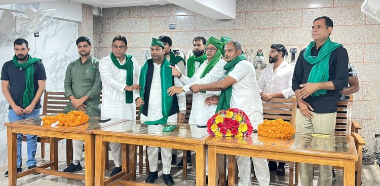 भारतीय किसान यूनियन मंच के एनसीआर अध्यक्ष बने दानिश सैफी