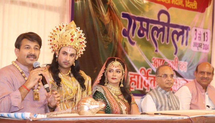 लव कुश रामलीला की लालकिला मैदान में हुई फुल ड्रेस रिहर्सल