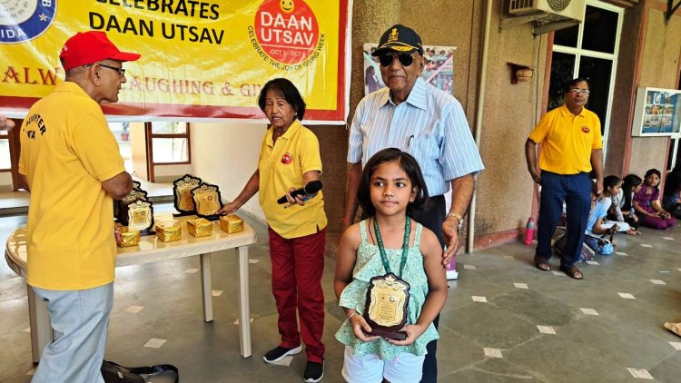 जेवीसीसी लाफ्टर क्लब ने दान उत्सव समारोह शुरू किया