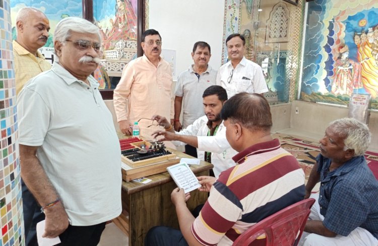 विश्व दृष्टि दिवस पर हुआ निशुल्क नेत्र जाँच शिविर का आयोजन