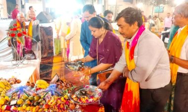 भारतीय पर्व आयोजन समिति ने किया गोवर्धन पूजा का आयोजन