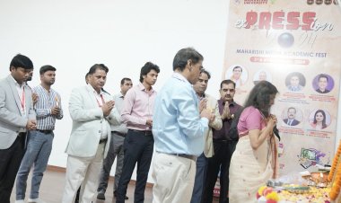 महर्षि यूनिवर्सिटी में मीडिया फेस्ट का हुआ उद्घाटन