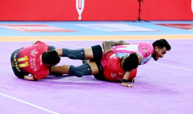 पीकेएल-11: चौथी जीत के साथ जयपुर ने अंक तालिका में लगाई छलांग, बेंगलुरू बुल्स को 7 अंक से हराया