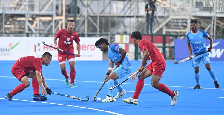 India register comprehensive 11-0 victory over Thailand in Men’s Junior Asia Cup 2024
