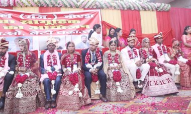नवयुवक मित्र मंडल ने कराया सामुहिक विवाह