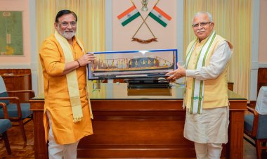 लक्ष्य द्वीप में मोदी के विजन को गति देने पहुंचे मनोहर, सौर और बैटरी ऊर्जा भंडारण में लक्ष्यद्वीप बनेगा मॉडल  