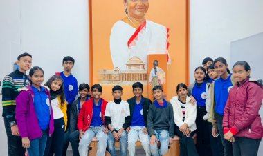 चैलेंजर्स ग्रुप के छात्रों ने किया राष्ट्रपति भवन और राष्ट्रीय संग्रहालय का भ्रमण