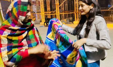 ठंड से ठिठुरते बेसहारा लोगों को राहत देने के लिए चैलेंजर्स ग्रुप कर रहा कंबल वितरण 