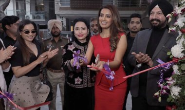 एक्ट्रेस गीता बसरा ने दिल्ली में किया सनशाइन स्किन एंड हेयर क्लीनिक का उद्घाटन
