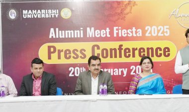 महर्षि यूनिवर्सिटी में होगा एलुमनी मीट का आयोजन, बी प्राक के गीतों पर झूमेंगे लोग