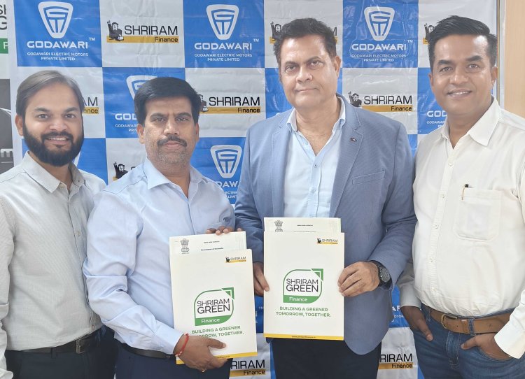 Godawari Electric Motors Partners with Shriram Finance Ltd to Provide PAN India Financing Solutions for eblu Electric Vehicles