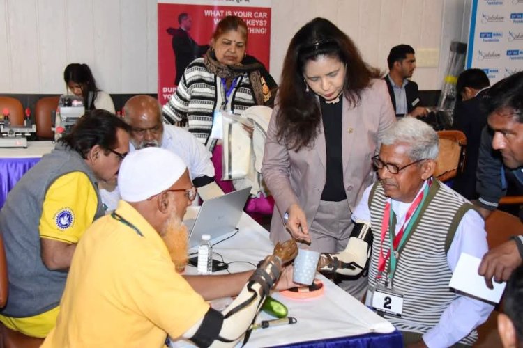 रोटरी क्लब द्वारा दिव्यांग जनों के लिए चलाया जा रहा प्रोजेक्ट उड़ान शुरू