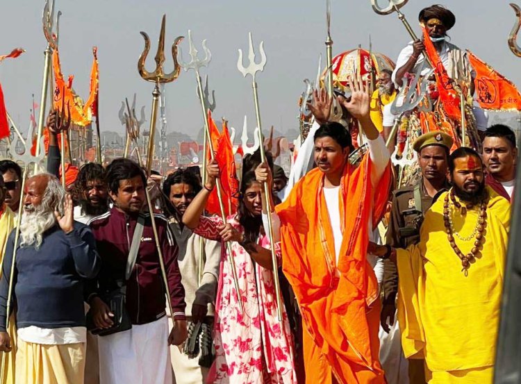 12 ज्योतिर्लिंग और 4 धाम की महासंगम यात्रा की अभूतपूर्व सफलता के बाद अब IMPC की प्रयागराज महाकुंभ से 8 राज्यो से होते हुए दिल्ली तक भगवा त्रिशूल यात्रा