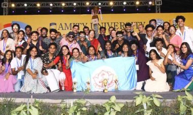 एमिटी विश्वविद्यालय में आयोजित 38वें एआईयू इंटर यूनिवर्सिटी नेशनल यूथ फेस्ट एमिटी उत्सव का समापन