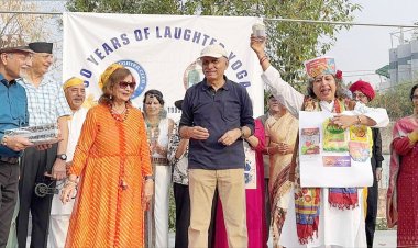 जेवीसीसी लाफ्टर क्लब ने  मनाया हास्य योग के 30 वर्ष पूरे होने का जश्न 