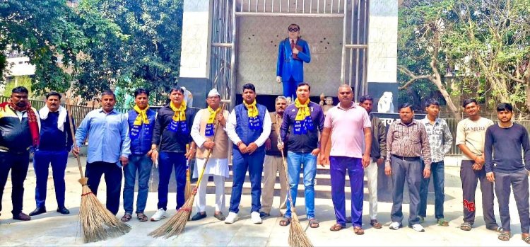 राकेश अवाना के नेतृत्व में आम आदमी पार्टी का श्रमदान अभियान, विपक्ष पर साधा निशाना