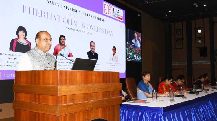 एमिटी विश्वविद्यालय में अंर्तराष्ट्रीय महिला दिवस 2025 पर त्रिदिवसीय कार्यक्रम का शुभारंभ